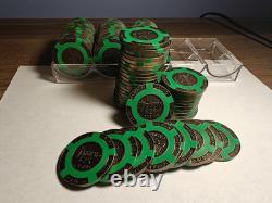 Tangiers Hotel & Casino Movie Prop Replica $25 Poker Chips 100 Chip Set