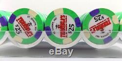 Terribles St Jo Frontier Casino Poker Chips 100 $25 denomination Primary Set