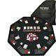 Texas Holdem Poker Traveller Folding Portable Table Top Chip Cards Travel Set