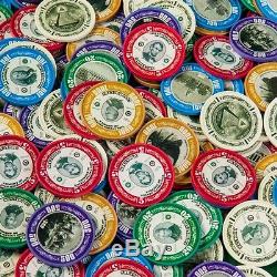The Greenbacks Vintage Poker Chips Professional Casino Chip History Set Cards