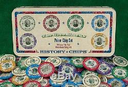 The Greenbacks Vintage Poker Chips Professional Casino Chip History Set Cards