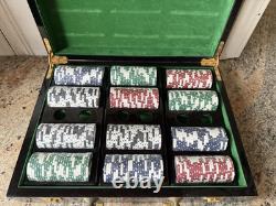 The Sopranos Collectible 300 Count Poker Chip Set HBO Promo Briefcase NEW READ