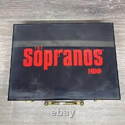 The Sopranos Collectible 300 Count Poker Chip Set HBO Promo Briefcase Rare READ