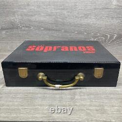 The Sopranos Collectible 300 Count Poker Chip Set HBO Promo Briefcase Rare READ