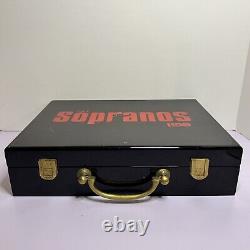 The Sopranos Promotional 300 Count Poker Chip Set, Chips And Case Only Used