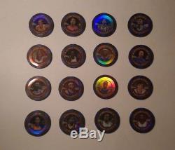 Topps 2005-06 NBA COLLECTOR POKER CHIPS 290 Chip Set with Signed Gold Chip in Case