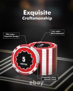 Touch Poker Chip Set-500pcs Expertly Crafted for Texas Holdem, for Poker Afic Touch Poker Chip Set-500pcs Expertly Crafted for Texas Holdem, for Poker Afic