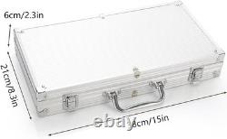 Tournament-Ready 300-Piece Poker Chips Set in Aluminum Case
