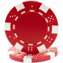 Trademark Poker 500 Dice Style 11.5-Gram Poker Chip Set
