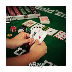 Trademark Poker 500 Dice Style 11.5-Gram Poker Chip Set Regular. Free Shipping