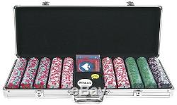 Trademark Poker NEXGEN PRO 500 Chip Classic Style Poker Set in Aluminum Case