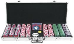 Trademark Poker NEXGEN PRO 500 Chip Classic Style Poker Set in Aluminum Case, Ne
