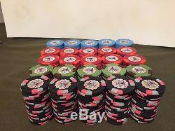 Tropicana Poker Chips. 2nd Issue Vintage Poker Chip Set. 500 Chips