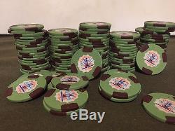 Tropicana Poker Chips. 2nd Issue Vintage Poker Chip Set. 500 Chips