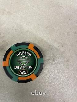 U9 Harley Davidson Poker Chip Set In Box 2-pack Cards SEALED with Dealer Chip