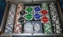 ULTRA RARE SOCIAL DISTORTION POKER CHIP SET SKULLY LIMITED FOR THE BAND ONLY OOP