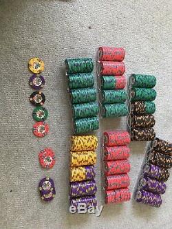 US Nevada Jacks Poker Chip Set 600 Plus A Few Spares