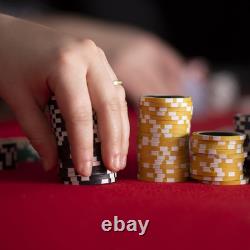 Ultimate 14g Poker Set 1000 Clay Composite Chips & Aluminum Case