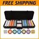 Ultimate 500-Pack Clay Poker Chips Set for Stylish Home Games Case Included