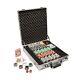Ultimate Poker Chip Set Aluminum Carry Case Holo Inlay Heavyweight 14-Gram
