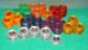 VINTAGE TRANSLUCENT POKER CHIPS SET, 320 Transparent POKER CHIPS Denominations
