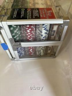 Vegas Brand Casino Style Poker Set 600 11.5-gram Chips New In Sealed Case
