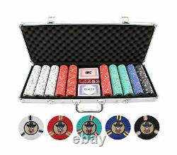 Versa Games 13g Outlaw Clay Poker Chips Set 500 Piece Set