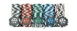 Versa Games 500 13.5g Pro Poker Clay Poker Chip Set Casino Quality Clay Pok