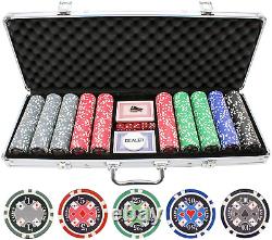 Versa Games 500Pc 11.5G Casino Ace Poker Chips Set