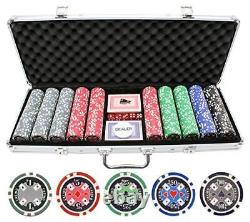 Versa Games 500pc 11.5g Casino Ace Poker Chips Set