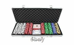 Versa Games 500pc Roman Times Clay Poker Chips Set 9.5g Pure Clay Poker Chi