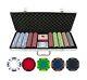 Versa Games 500pc Z Striped Poker Chips Set