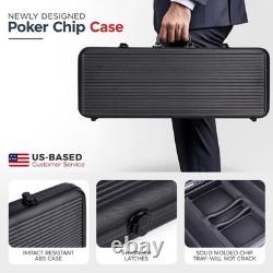 Versa Games Poker Chips Clay Poker Chips Set 13.5g 500 Piece Crown Casino