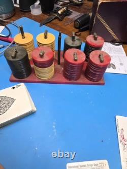 Very Rare And Old Poker Set From 1939