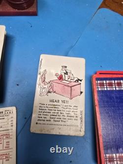Very Rare And Old Poker Set From 1939