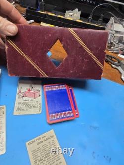 Very Rare And Old Poker Set From 1939