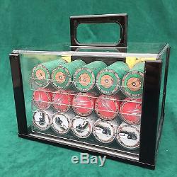 Viking Inspired Ceramic Poker Chip Set of 1,000 Chips with Carry Case