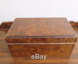 Vintage 299 Two Tone Inlaid Catalin Bakelite Poker chips in box caddy set