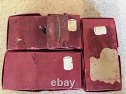 Vintage Abercrombie & Fitch 300 Pc Poker Chip Set Monogrammed D C07