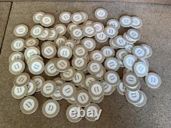Vintage Abercrombie & Fitch 300 Pc Poker Chip Set Monogrammed D C07