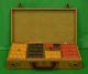Vintage Abercrombie & Fitch Bakelite Poker Chip Boxed Set