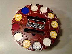 Vintage Art Deco Poker Chip Set Circa 1920s
