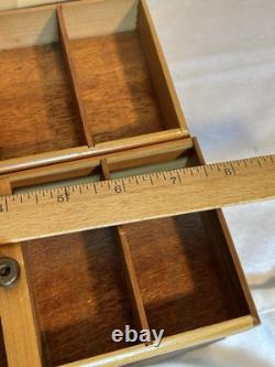 Vintage Bakelite Catalin Poker Chip Set Of 219 In Lowe Case Red Green Buttersc