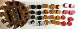 Vintage Bakelite Catalin Poker Set with Over 200 Chips Drueke No. 511