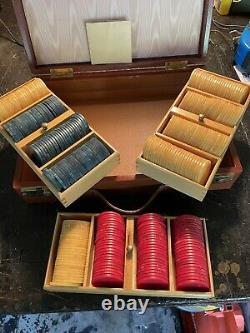 Vintage Bakelite Poker Chip Set