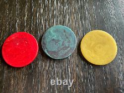 Vintage Bakelite Poker Chip Set