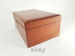 Vintage Bakelite Poker Chips Caddy Set with Wooden Inlay Walnut Carrier Box 300+