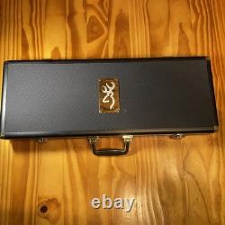 Vintage Browning High End 500 Piece Poker Set withCards & Dice New in Case! Rare