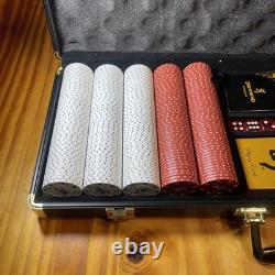 Vintage Browning High End 500 Piece Poker Set withCards & Dice New in Case! Rare