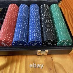 Vintage Browning High End 500 Piece Poker Set withCards & Dice New in Case! Rare